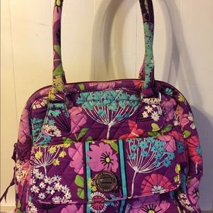 Vera Bradley Flutterby zippered Tote